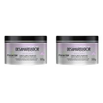 Máscara Desamarelador Prime Hair Loiro Perfeito Equilibra o Tom Hidratação Brilho 300g (Kit com 2)