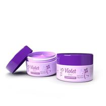 Máscara Desamarelador Violet Flower 250 g - Vitiss Cosméticos - Desamarelador e Antioxidante Para Cabelos Loiros, Brancos e Grisalhos