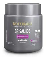 Máscara Desamareladora Cabelos Grisalhos 250ml Bio Extratus Máscara Desamareladora Cabelos Grisalhos 250ml Bio Extratus