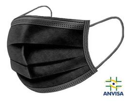 Mascara Descartável 50 Und Cor Preta Medcombo