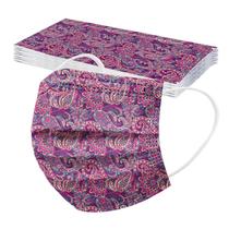 Máscara descartável boêmia de moda adulta Padrão Paisley Proteção de camuflagem Máscara respirável Máscara descartável boêmia de moda adulta Padrão Paisley Proteção de camuflagem Máscara respirável