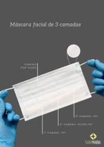 mascara descartável branca