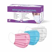 Mascara Descartável Caixa Lacrada 25 Unidades Profissional - Poli Industria
