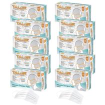 Máscara Descartável Cirúrgica Hospitalar Tripla Camada com Clip Nasal Anvisa Cor Branco 500 unidades Máscara Descartável Cirúrgica Hospitalar Tripla Camada com Clip Nasal Anvisa Cor Branco 500 unidades