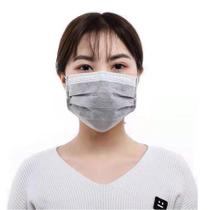 Máscara Descartável De Proteção Facial Tripla Cx C/ 50 Pçs