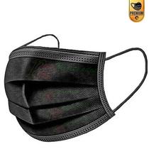 Máscara Descartável Fênix Cor Preta Caixa Com 50 Unidades