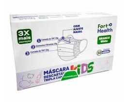 Mascara Descartavel Infantil 50 unidades