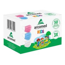 Máscara Descartável Infantil Azul 3 Camadas e Clipe Nasal Segura e Confortável 50 un Máscara Descartável Infantil Azul 3 Camadas e Clipe Nasal Segura e Confortável 50 un