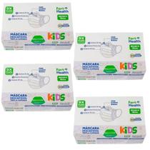 Máscara Descartavel Infantil Tripla Camada Cx 50 Unidades Forte Health Kids