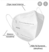 Máscara descartável KN95 Branca unitário