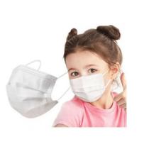 Máscara descartável procare tripla infantil branca com elástico c/50 unidades