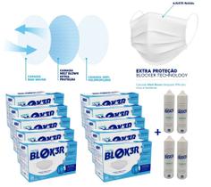 Máscara Descartável Proteção Facial Camada Tripla C/ 1000 Un. + Brindes Máscara Descartável Proteção Facial Camada Tripla C/ 1000 Un. + Brindes