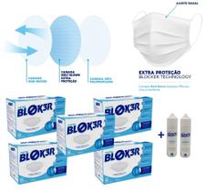 Máscara Descartável Proteção Facial Camada Tripla C/ 250 Un. + Brinde Máscara Descartável Proteção Facial Camada Tripla C/ 250 Un. + Brinde