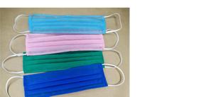 Mascara descartavel tnt kit c/10 un