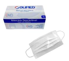 Mascara Descartavel Tripla Branca c/50 und - OLIMED