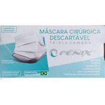 Mascara descartavel tripla c/50 azul - FENIX