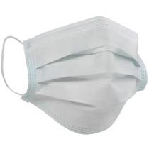 Mascara descartavel tripla camada 50 un branca tamanho unico