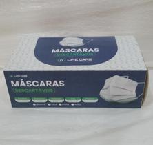 Mascara Descartável Tripla Camada (50 Unidades) Branca LIFE CARE Mascara Descartável Tripla Camada (50 Unidades) Branca LIFE CARE
