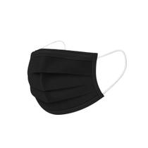 Máscara Descartável Tripla Camada Preta Máxima Proteção Para Máscara Descartável Tripla Camada Preta Máxima Proteção Para