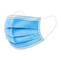 Mascara descartavel tripla cirúrgica azul com 50 unidades Inoven