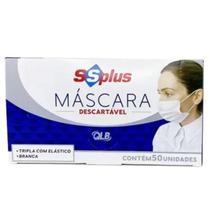 Máscara Descartável Tripla Com 50Un SSPlus - QLB Máscara Descartável Tripla Com 50Un SSPlus - QLB