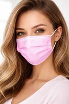Máscara Descartável Tripla Medix Rosa ou Preta Com Ajuste Nasal 50 Unidades Máscara Descartável Tripla Medix Rosa ou Preta Com Ajuste Nasal 50 Unidades