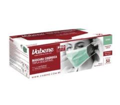 Máscara descartável tripla vabene com 50 un verde Máscara descartável tripla vabene com 50 un verde