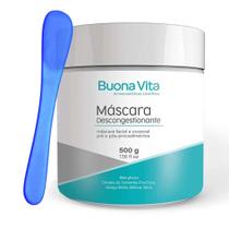 Máscara Descongestionante 500g Buona Vita - Com Betaglucan, Pós Extração de Cravos, Máscara Facial e Corporal