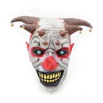 Máscara Devil Bell Clown Cosplay Latex Overhead Party Hall Máscara Devil Bell Clown Cosplay Latex Overhead Party Hall