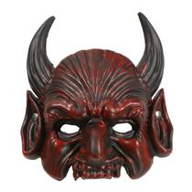 Máscara Devil Resin Full Face com chifres e características Sharp 105g Máscara Devil Resin Full Face com chifres e características Sharp 105g