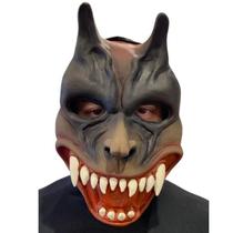 Máscara Diabo Cachorrão Halloween Carnaval Fantasia Teatro Terror Assustador Dia das Bruxas Zumbi Cosplay Horror Monstro