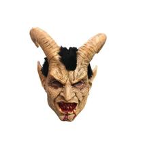 Máscara Diabo Demônio Lúcifer Chifres Realista Halloween