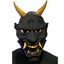 Máscara Diabo Dente de Ouro Halloween Carnaval Fantasia Teatro Terror Assustador Dia das Bruxas Zumbi Cosplay Horror Mon