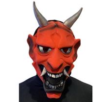 Máscara Diabo Dente Prata Halloween Carnaval Fantasia Teatro Terror Assustador Dia das Bruxas Zumbi Cosplay Horror Monst