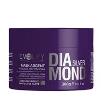 Máscara diamond silver matizadora 300g - evolpy liss
