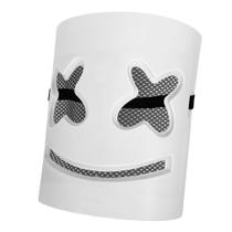 Máscara DJ Marshmallow Branca com Sorriso - Extra Festas