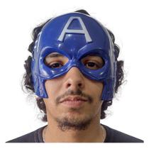 Máscara do Capitão América Vingadores Azul