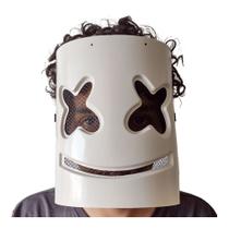 Máscara do DJ Marshmallow Branca com Sorriso - Apollo Festas