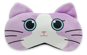 Máscara Dormir Gel Térmico Reduz Olheiras Cansaço Cor Roxo