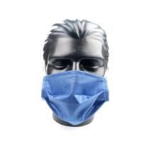 Máscara Dupla Azul Marinho C/ Elástico - Pacote C/ 100 Unidades