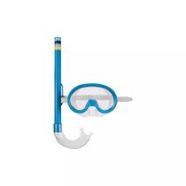 Mascara e Snorkel Mergulho Infantil Azul - MOR
