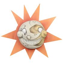 Máscara EJWCIG Urso Palhaço Sol e Lua Halloween