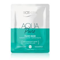 Máscara em folha Biotherm Aquasource Aqua Pure Flash 3mL