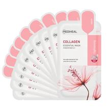 Máscara em folha Mediheal Collagen Essential 10 folhas para todas as peles