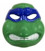 Máscara em plástico rígido tartaruga ninja - 1 unidade