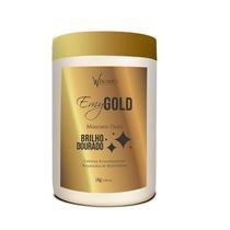 Máscara emy gold brilho dourado 1k