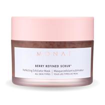 Máscara esfoliante MONAT Berry Refined Scrub 87mL com AHAs