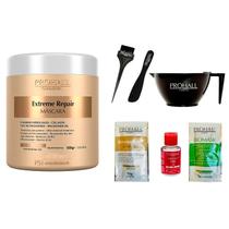 Máscara Extreme Repair Prohall 500g +Cumbuca/Espátula/Argan/Sachês Máscara Extreme Repair Prohall 500g +Cumbuca/Espátula/Argan/Sachês