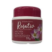 Máscara Facial 3 em 1 Rosa Mosqueta Rosativ Abelha Rainha 55g