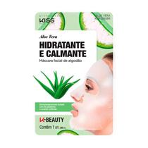 Máscara Facial Aloe Vera Hidratante Calmante Kiss NY - Kiss New York